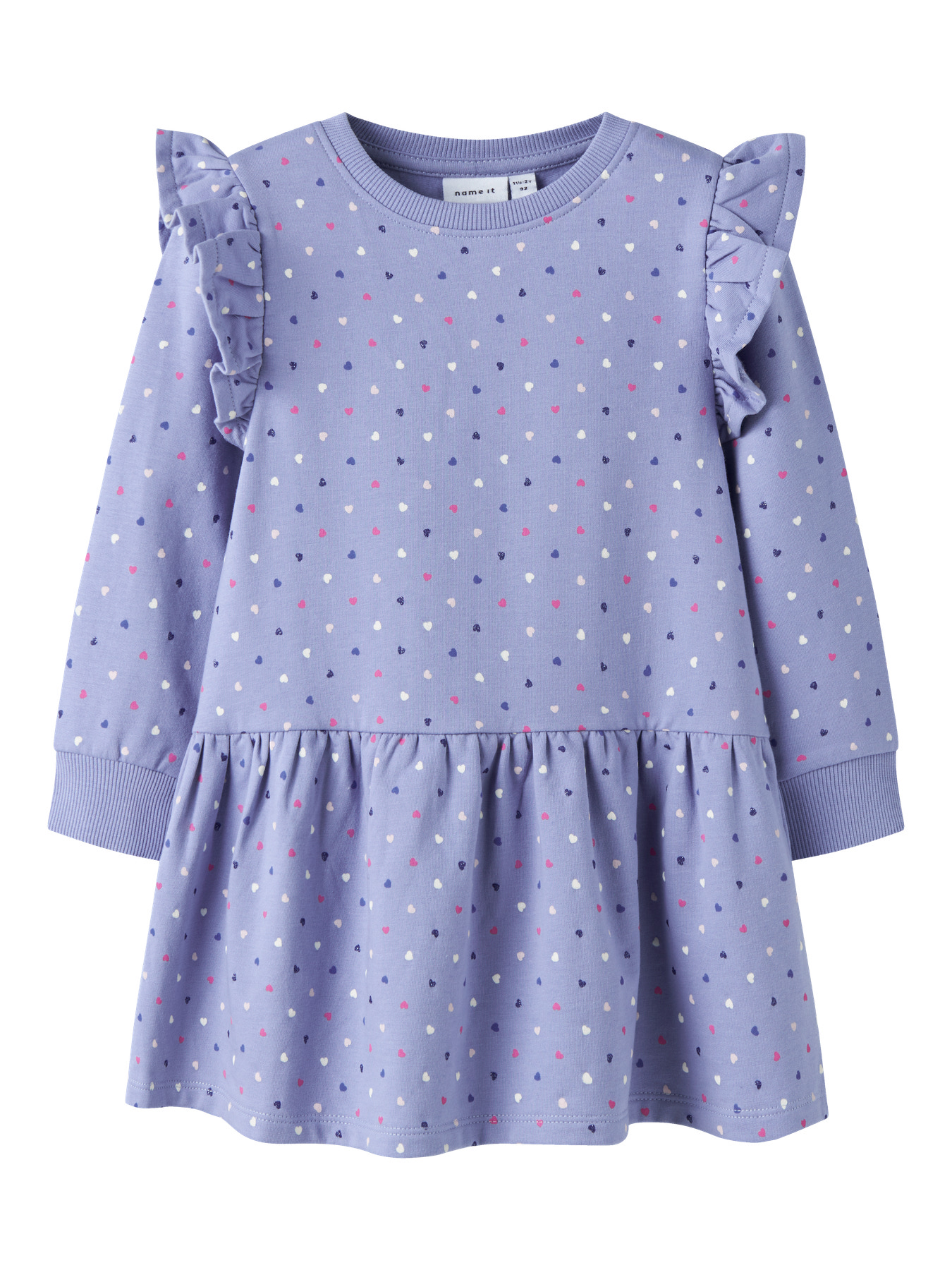 NAME IT Sweat Kjole Oeana Purple Impression