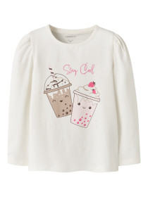 NAME IT Bluse Ollia Coconut Milk