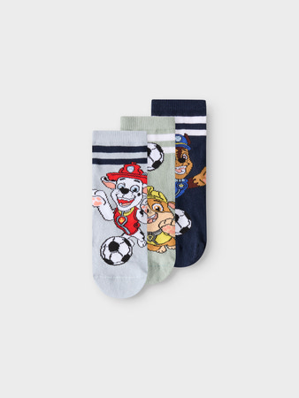 NAME IT 3-Pak Strømper Jonathan Paw Patrol Dusty Blue