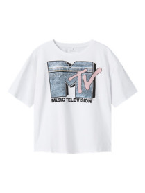 NAME IT MTV T-shirt Jibbi Bright White