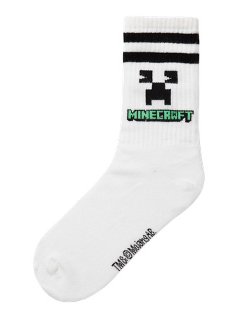 NAME IT Tennis Sokker Judie Minecraft Bright White