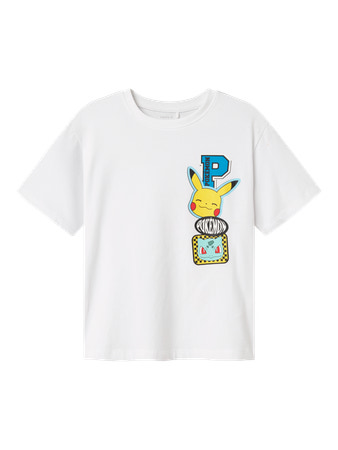 Name It T-shirt - Noos - NkmJeno - Pokémon - Bright White