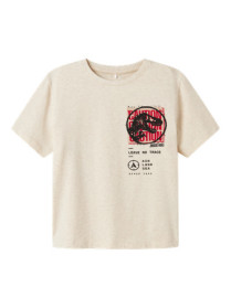 NAME IT T-shirt Just Jurassic Peyote Melange