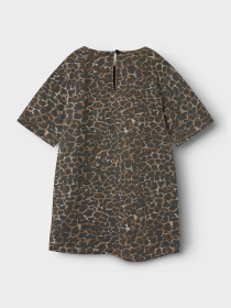 NAME IT Kjole Leo Twill Affogat Leo Washed