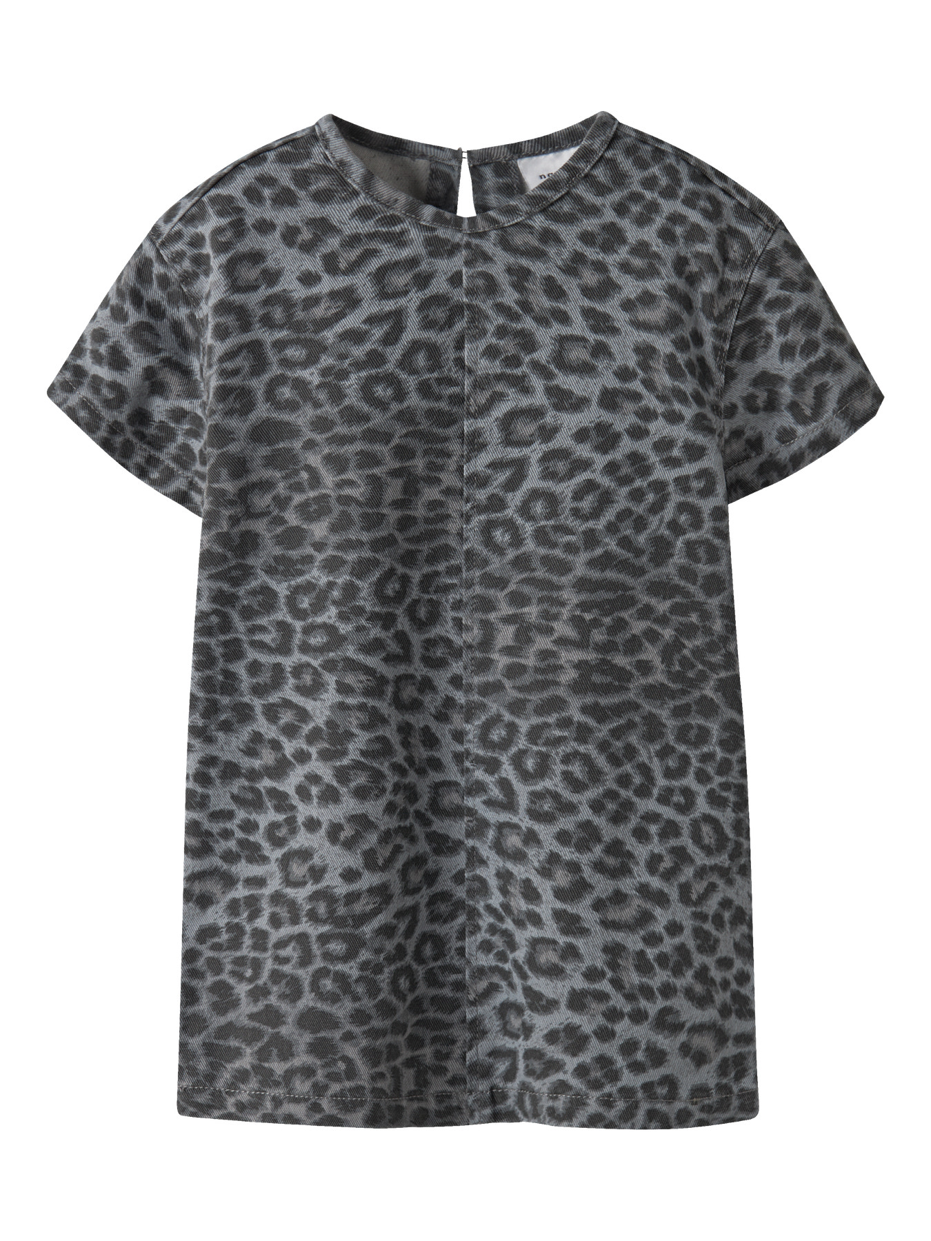 NAME IT Kjole Leo Twill Night Owl Grey