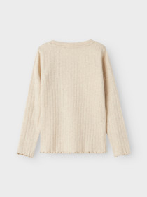 NAME IT Langærmet Bluse Peyote Melange