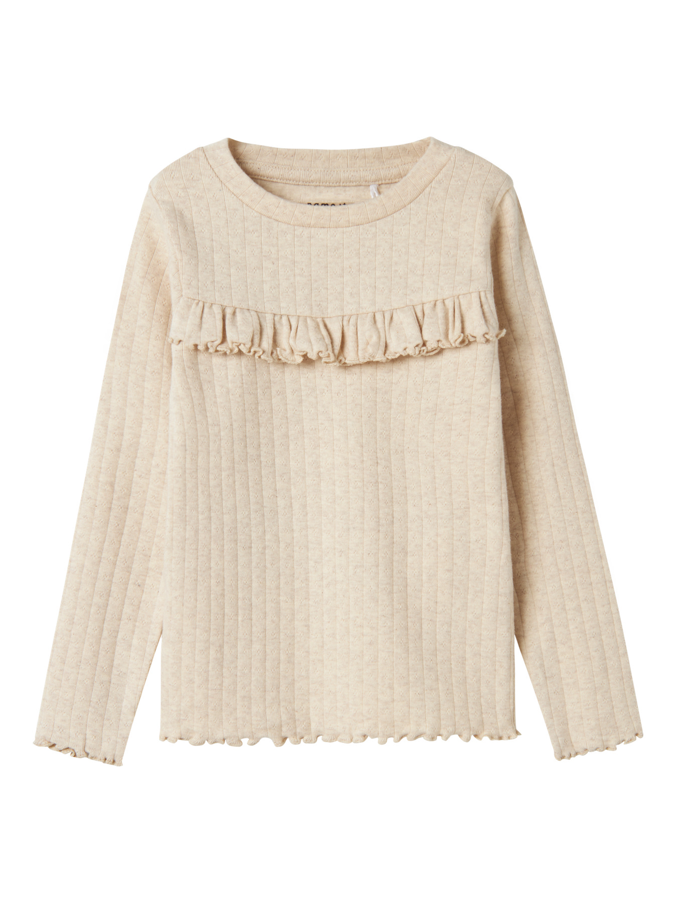 NAME IT Langærmet Bluse Peyote Melange