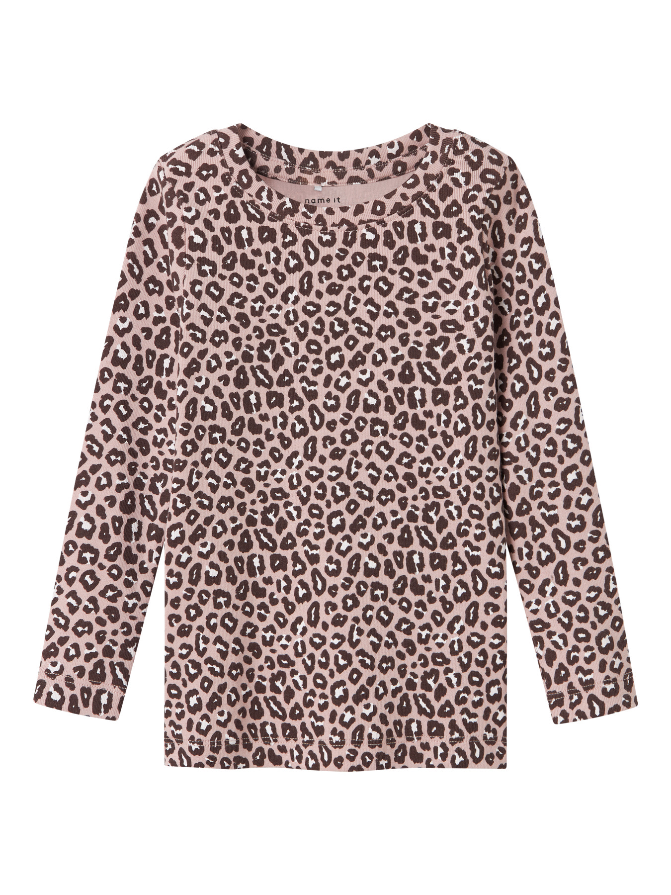 Name It Bluse Burnished Lilac Med Leopardprint - Str. 4y 104cm