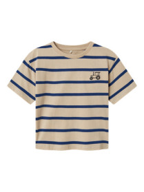 NAME IT Traktor T-shirt Lavon Peyote Sodalite Blue