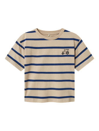 NAME IT Traktor T-shirt Lavon Peyote Sodalite Blue