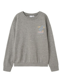 NAME IT Sweatshirt Lotte Light Grey Melange