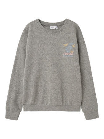 Name It Lotte Sweatshirt - Light Grey Melange