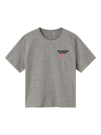 NAME IT T-shirt Lonnie Light Grey Melange