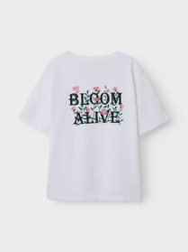 NAME IT T-shirt Lonnie Bright White