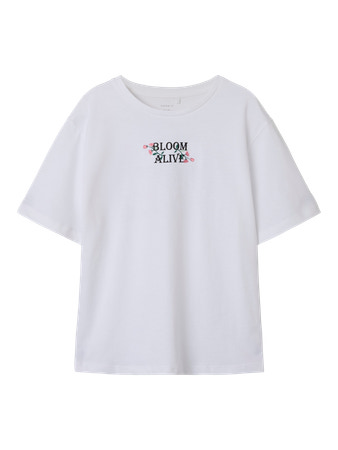 NAME IT T-shirt Lonnie Bright White