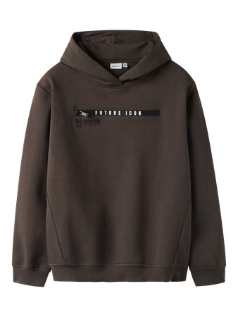 NAME IT Hoodie Leonas Turkish Coffee