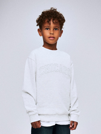 NAME IT Sweatshirt Lester Light Grey Melange