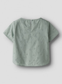 NAME IT T-shirt Violeta Aqua Gray