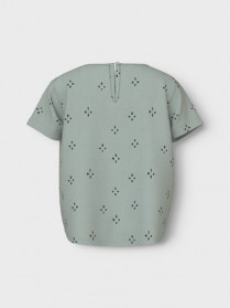 NAME IT T-shirt Violeta Aqua Gray