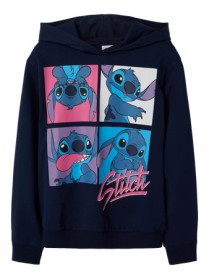 NAME IT Stitch Sweatshirt Inga Navy Blazer