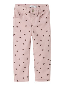 NAME IT Straight Bukser Rose Burnished Lilac 