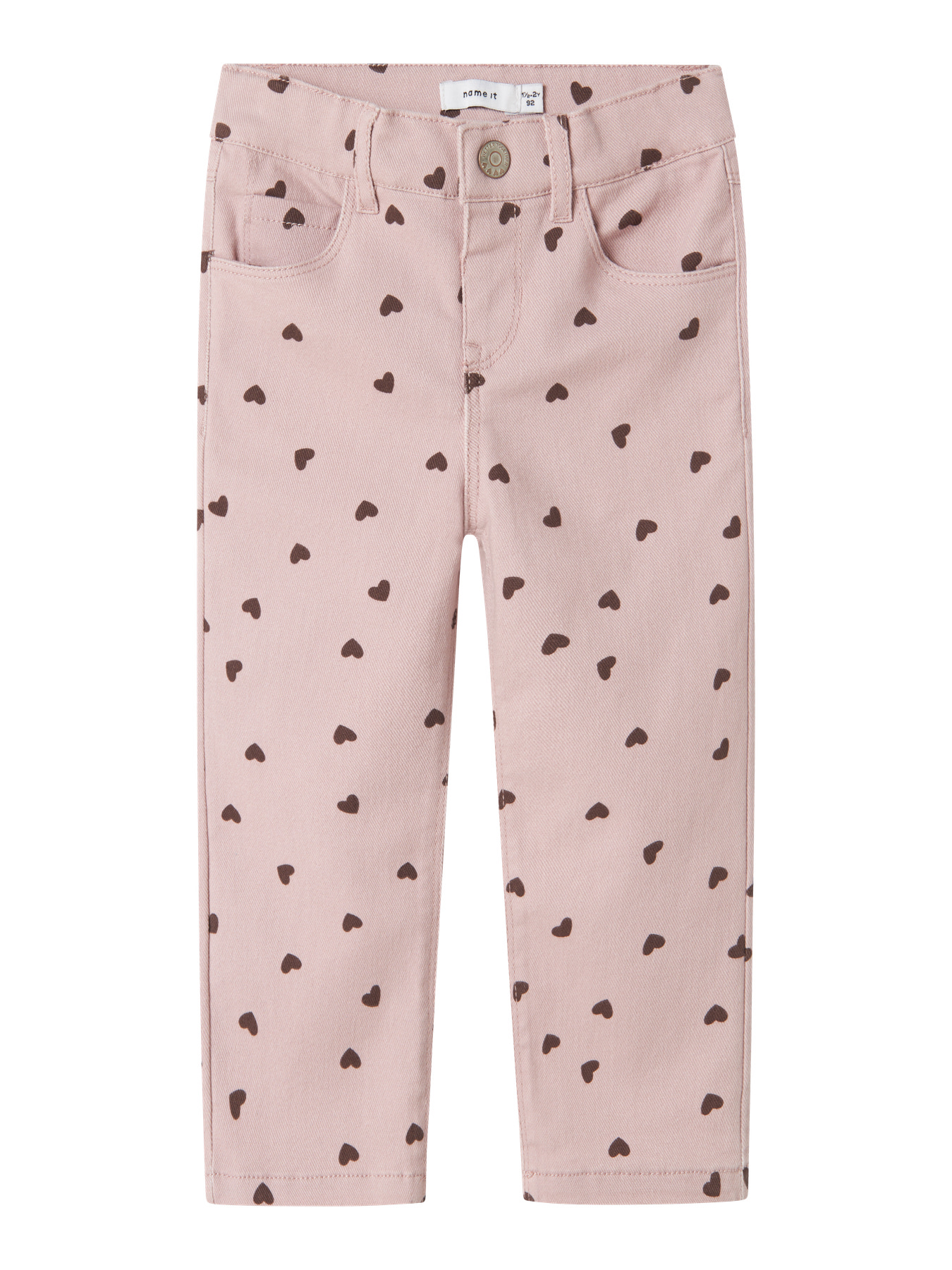 NAME IT Straight Bukser Rose Burnished Lilac