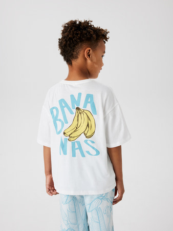 Name It NkmJacob T-shirt - Bright White/Milky Blue