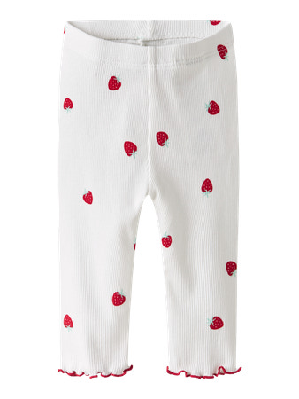 NAME IT Rib Leggings Jillie Bright White