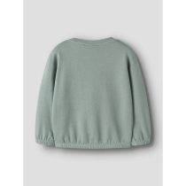 NAME IT Sweatshirt Viluba Green Milieu Glitter Rainbow
