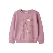 NAME IT Sweatshirt Vasacha Lilas Sausage Dogs