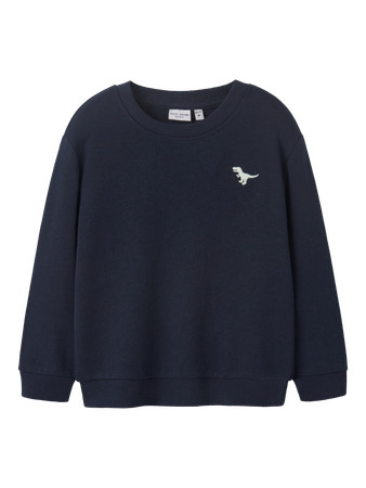 NAME IT Sweatshirt Vallen Navy Blazer Green Dino