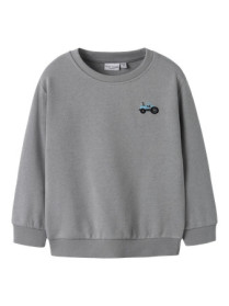 NAME IT Sweatshirt Vallen Ultimate Grey Tractor