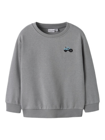 NAME IT Sweatshirt Vallen Ultimate Grey Tractor