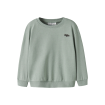 NAME IT Sweatshirt Vallen Green Milieu Dino