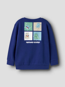 NAME IT Sweatshirt Vasha Sodalite Blue Monster Mashup