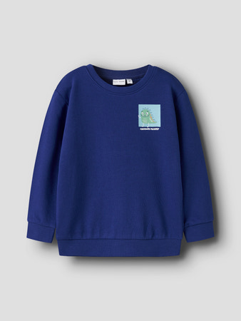 NAME IT Sweatshirt Vasha Sodalite Blue Monster Mashup billede