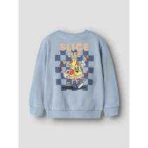 NAME IT Sweatshirt Vasha Ashley Blue Pizza