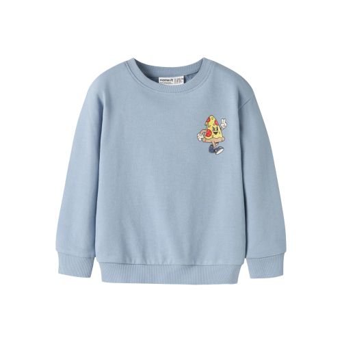 Name It Sweatshirt - NmmVasha - Ashley Blue/Pizza