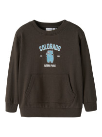 NAME IT Sweatshirt Voder Turkish Coffee