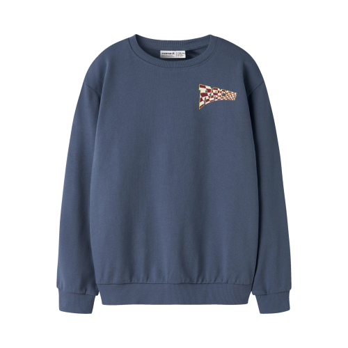 Name it Sweatshirt - NkmVasha - Vintage Indigo/Racing