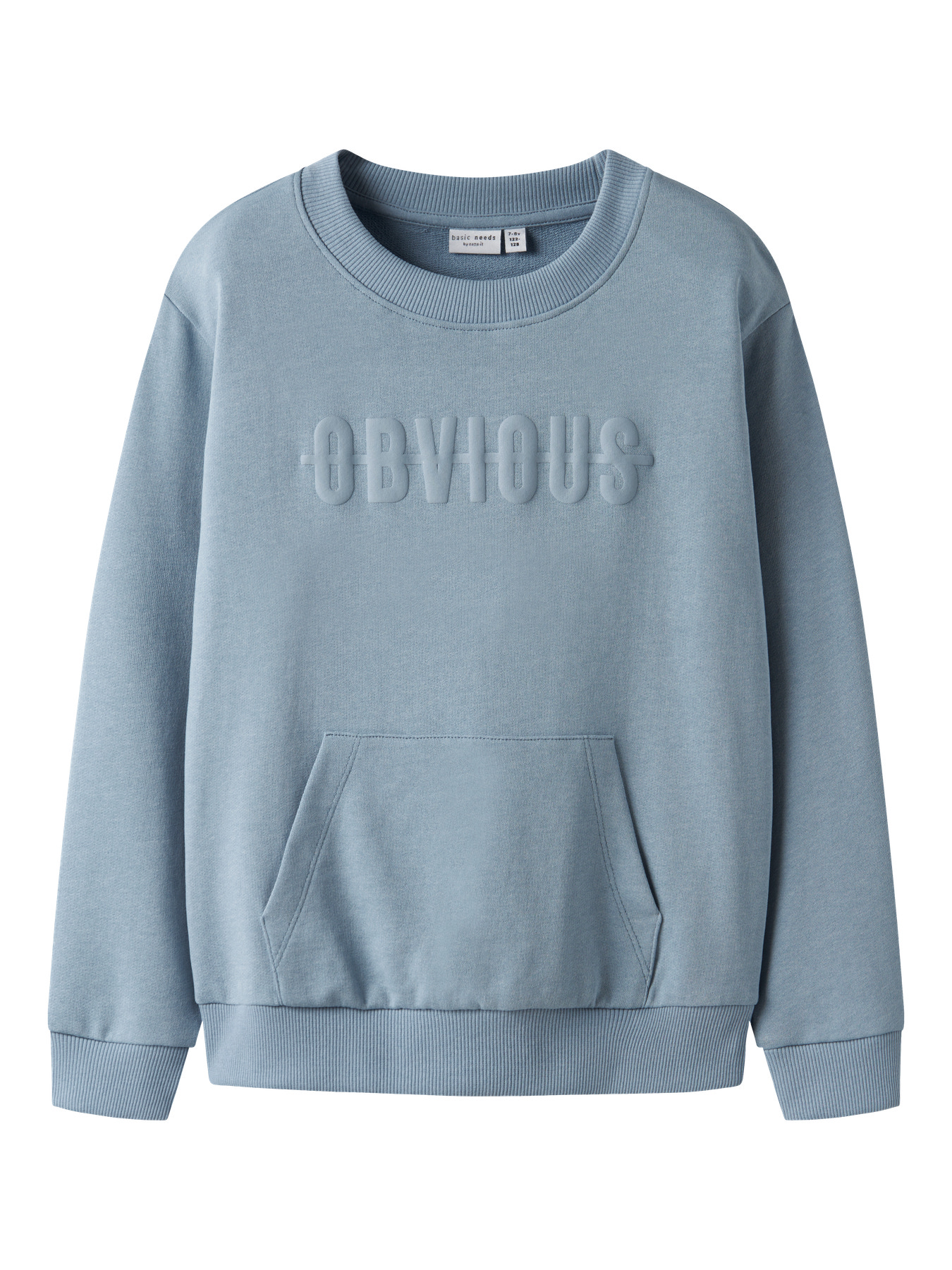 NAME IT Sweatshirt Vanoa Dusty Blue Obivous