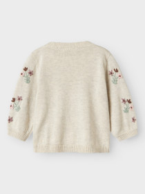 NAME IT Strik Cardigan Bussy Peyote Melange