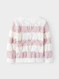 NAME IT Striktrøje Nibo Burnished Lilac