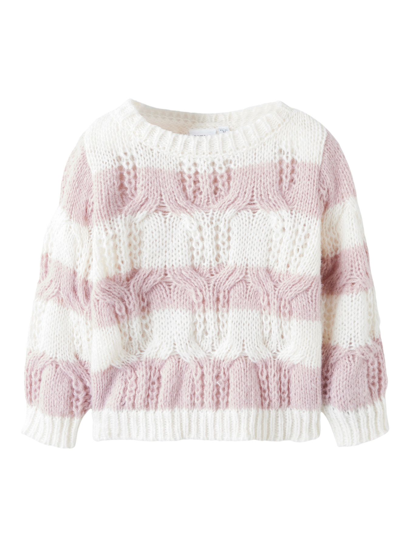 NAME IT Striktrøje Nibo Burnished Lilac