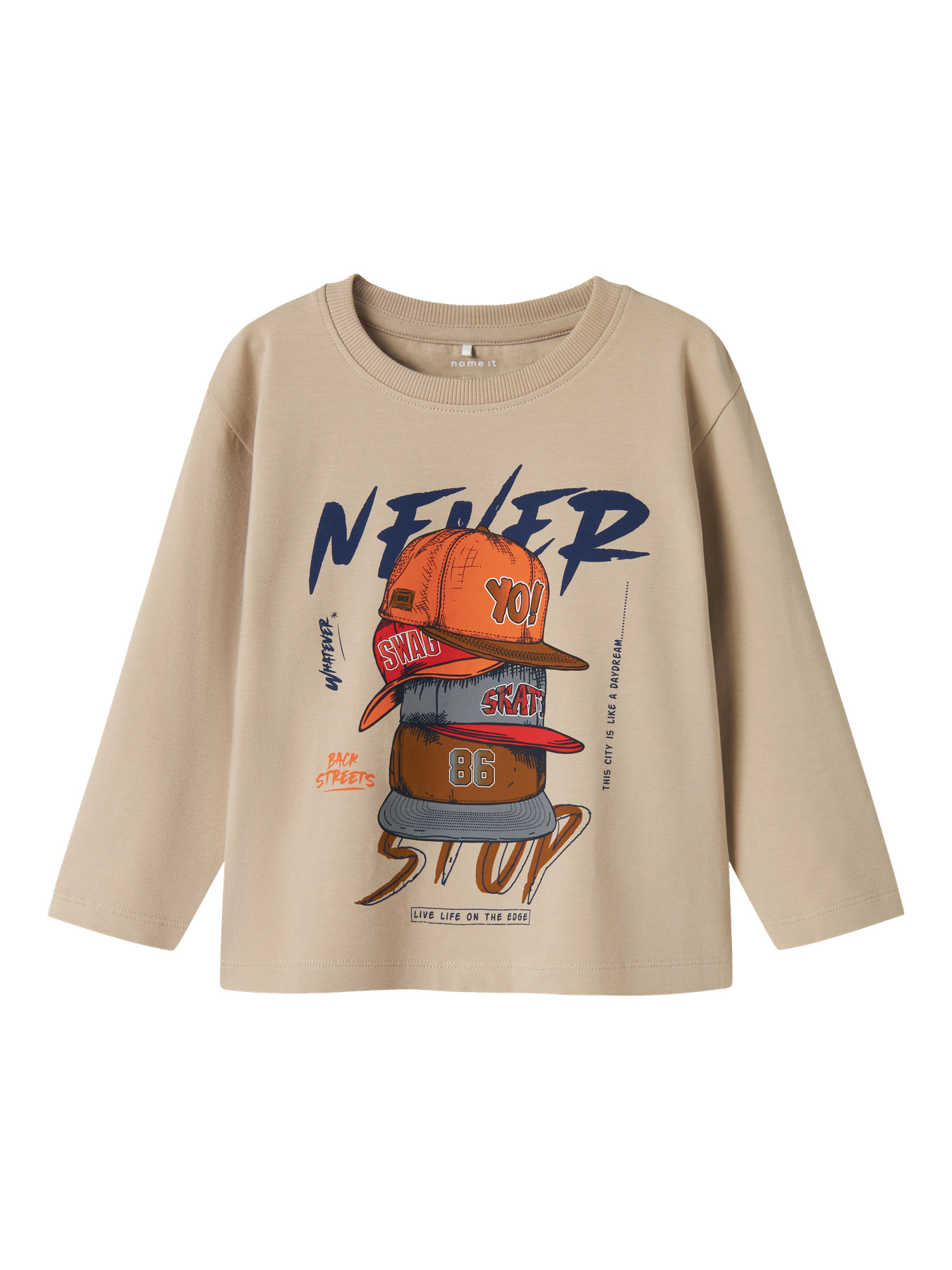 NAME IT Bluse Niko Box Island Fossil