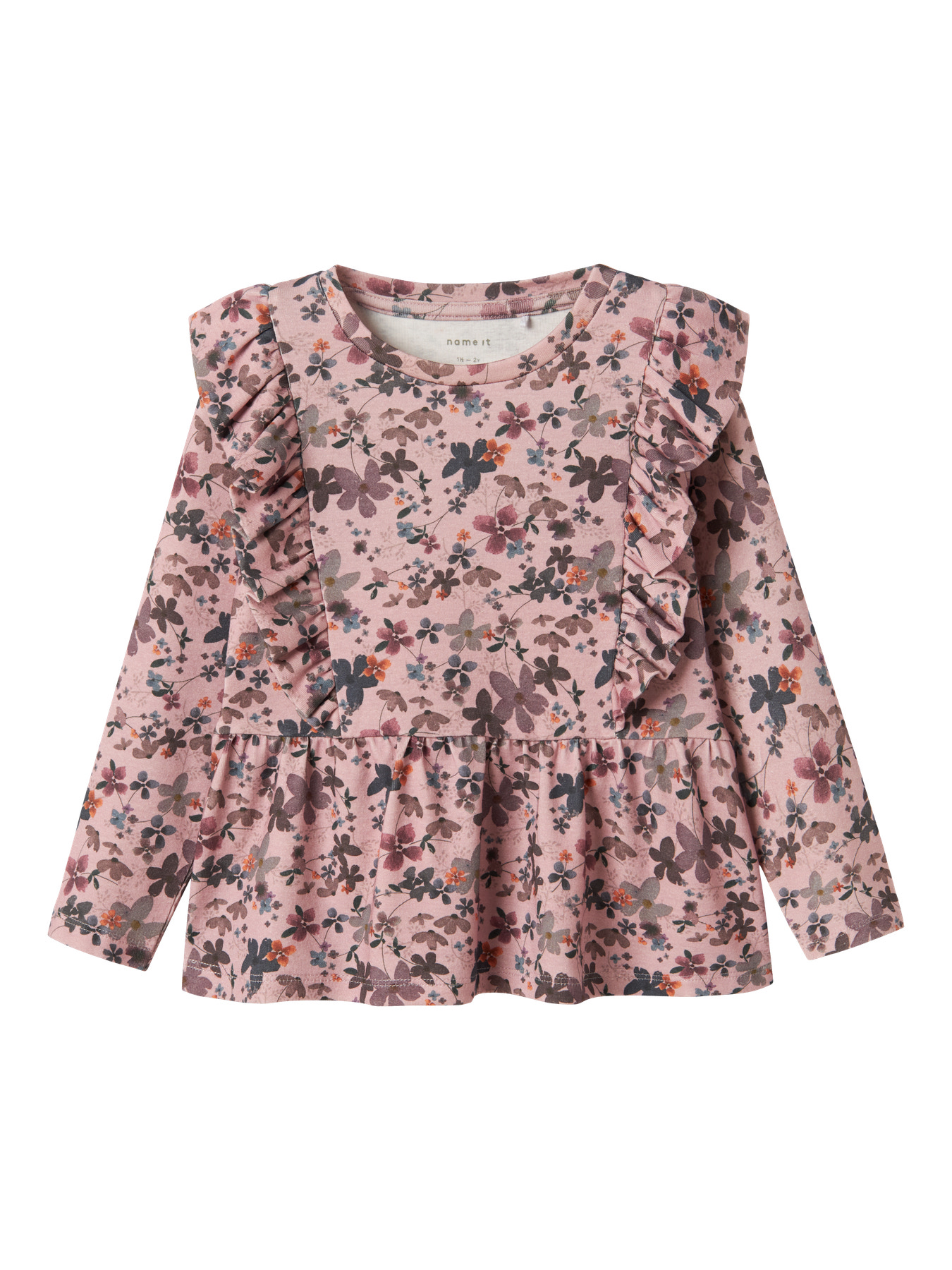 NAME IT Peplum Bluse Naline Burnished Lilac