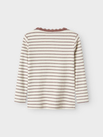 NAME IT Langærmet Bluse Nette Peppercorn