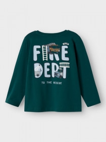 NAME IT Langærmet Bluse Drew Forest Biome