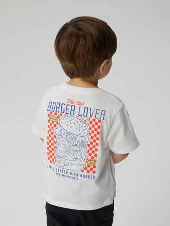 NAME IT T-shirt Dartin Bright White Burger