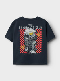 NAME IT T-shirt Dartin Ombre Blue Brekfast Club